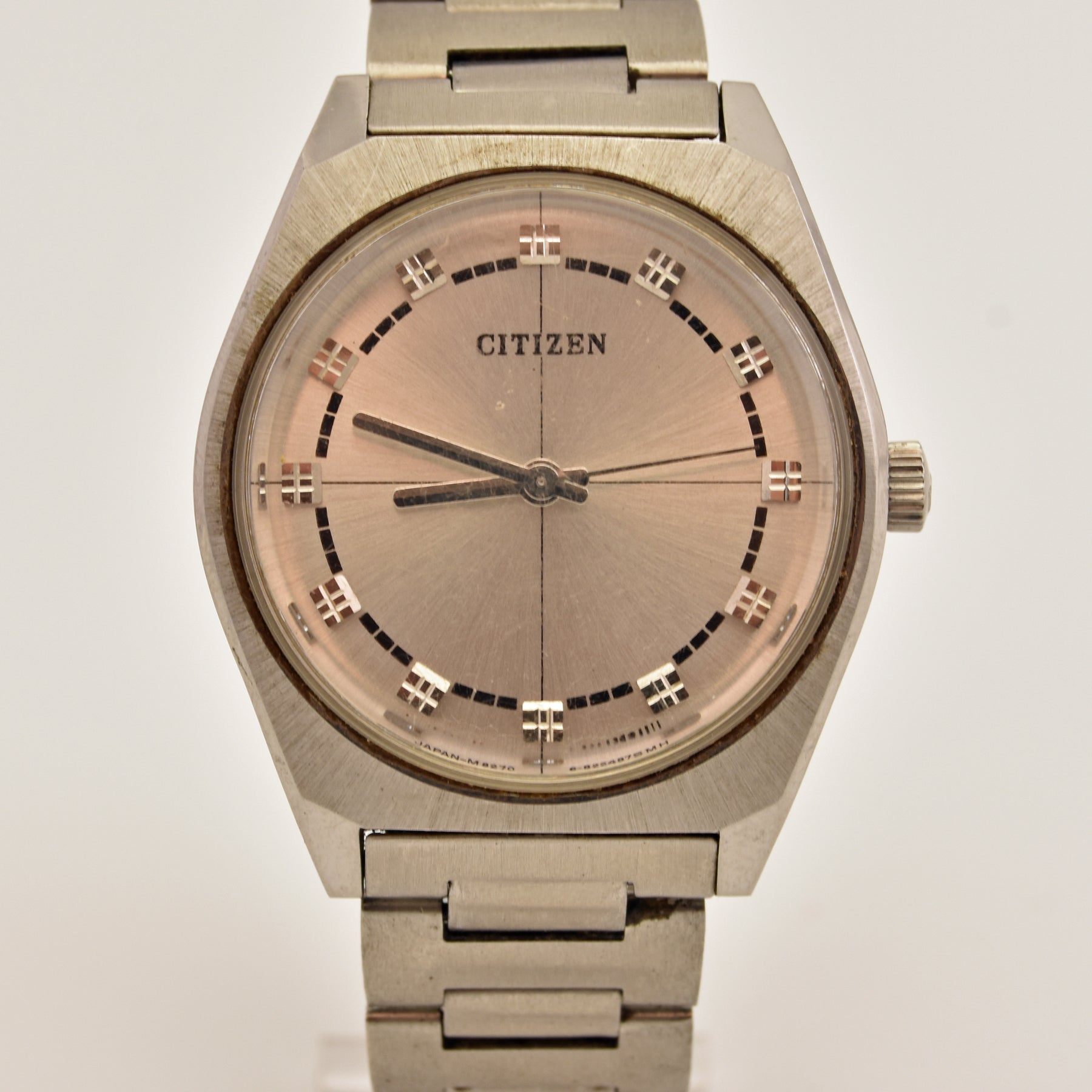 wrist watch citizen 1970s manual
