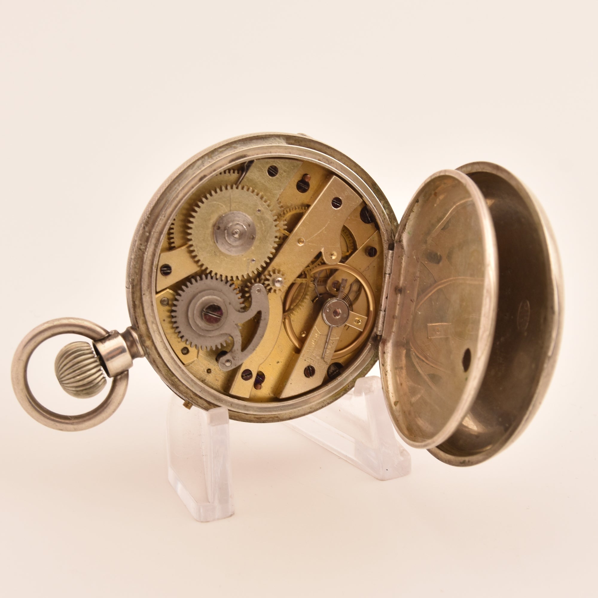 Pocket Watch Swiss half hunter circa 1890s
